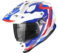 Scorpion Casco enduro ADF-9000 Air Patrol bianco-blu-rosso taglia L