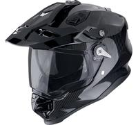 Scorpion ADF-9000 Carbon Air Solid, casco avventura M male Nero