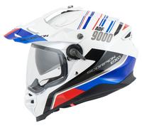 Scorpion ADF-9000 Desert Bianco/Blu/Rosso XS XS