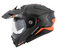 Scorpion ADX-2 Camino Casco Enduro Opaco/Nero/Argento/Arancione XS