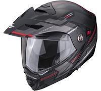 Scorpion ADX-2 Carrera Casco, nero opaco/rosso, Taglia S (55/56)