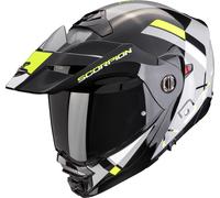 Scorpion ADX-2 Galane, casco ribaltabile L male Grigio/Nero/Giallo Fluo