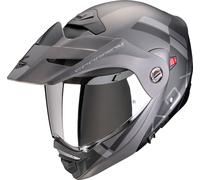 Scorpion ADX-2 Galane, casco ribaltabile M male Opaco Nero/Argento