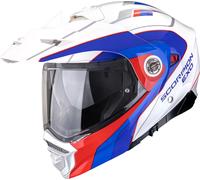 Scorpion Casco da moto enduro ADX-2 Kamps Bianco-Rosso-Blu XL