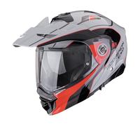Casco da moto enduro Scorpion ADX-2 Kamps grigio-rosso XL