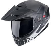 casco trail modulare scorpion adx2 lewis nero mate / argento XL