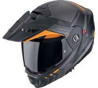 Scorpion ADX-2 Lewis Elmetto, nero opaco/arancione, Taglia XS (54/55)