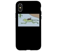 Scorpion And The Frog Meme Custodia per iPhone X/XS
