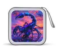 Scorpion Animal CD Case Holder Portable 40 Capacità DVD Wallet Storage Organizer per Auto Viaggi, Stile:, Taglia unica