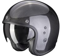 Scorpion Belfast Carbon Evo Solid, casco jet XL male Nero