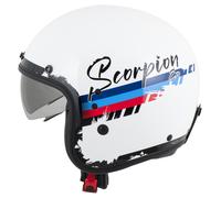 Scorpion Casco Jet Belfast EVO Adonis Bianco/Rosso/Blu Taglia L (59)