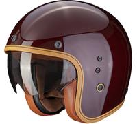 Scorpion Belfast Evo Carbon Red Casco Jet, rosso, taglia 2XL per maschi
