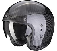 Scorpion Belfast Evo Carbon Casco Jet, nero, taglia L per maschi