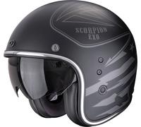Scorpion Belfast Evo Dawg Casco Aperto, nero/grigio, Taglia XL (60/61)
