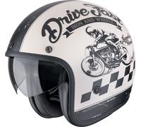 Scorpion Belfast Evo Drive Fast, casco aperto XS male Opaco Beige/Nero