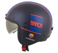 Scorpion Belfast Evo FC Barcelona Casco Jet, rosso-blu, taglia XS 54 55