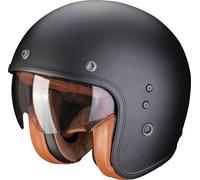 Scorpion Belfast Evo Luxe, casco a getto S male Nero Opaco