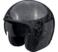 Scorpion Belfast Evo Onyx Carbon Casco Jet, nero, Taglia S (55/56)