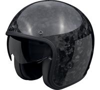 Scorpion Belfast Evo Onyx Carbon Casco Jet, nero, Taglia XS (54/55)