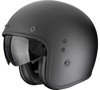 Casco da moto aperto Scorpion Belfast EVO Solid Nero Perla Opaco S