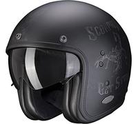 SCORPION BELFAST PIQUE Matt Black-Silver S