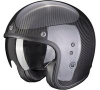 Scorpion Belfast Evo Carbon Casco Jet, nero, taglia M per maschi