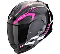 SCORPION - Casco Exo-491 Kripta Nero / Rosa / Bianco Nero M