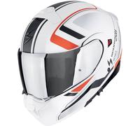 SCORPION - Casco Exo-930 Evo Ardens Matt Bianco / Nero / Rosso Nero,Rosso,Bianco M