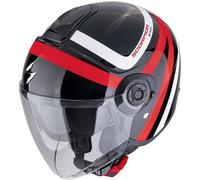 SCORPION - Casco Exo-City II Riva Nero / Rosso Nero,Rosso L