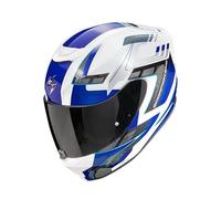 Scorpion Casco Integrale EXO-391 Captor Lucido Moto Omologato ECE 22.06 con Visiera Chiara (M)