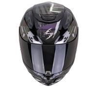 Scorpion EXO-391 Clutter Casco, nero-porpora-argento, taglia M per maschi