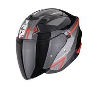 Scorpion casco jet Exo-230 Loop - Nero Rosso metal M