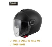 Scorpion Exo-City II casco jet nero XS