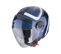 Scorpion casco jet Exo-City II Riva - Blu Nero L