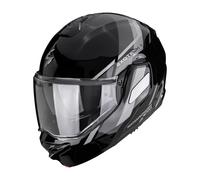 SCORPION CASCO MODULARE EXO-TECH II MARKUS NERO-ARGENTO XS
