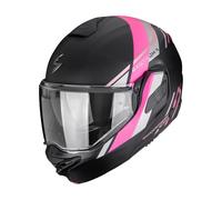 SCORPION CASCO MODULARE EXO-TECH II MARKUS NERO OPACO-ROSA XS