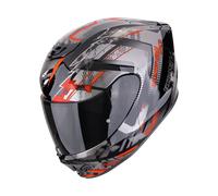 Scorpion Casco integrale EXO-391 Clutter Uomo Taglia M Nero/Argento/Rosso