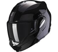 SCORPION Casco Moto Modulare EXO-TECH EVO SOLID Nero Lucido