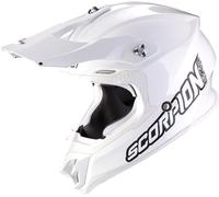 Scorpion VX-16 Evo Air Solid, casco a croce S male Bianco