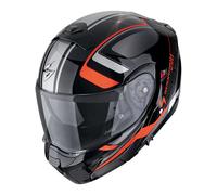 Scorpion EXO-930 Evo Ardens Casco, nero-rosso-argento, taglia XL per maschi
