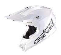 Scorpion VX-16 Evo Air Solid Casco Motocross, bianco, taglia XS per maschi