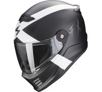 Scorpion Covert FX Gallus Casco, nero opaco/bianco, Taglia XL (60/61)