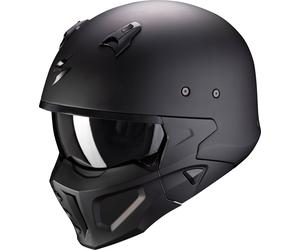 Scorpion Covert-X Solid, casco modulare XS female Nero Opaco