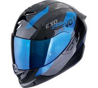 Scorpion EXO-1400 Evo Air II Carbon Platted, casco integrale M male Nero/Blu
