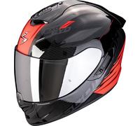 Scorpion Exo-1400 Evo 2 Air Luma Casco, nero-rosso, taglia XL