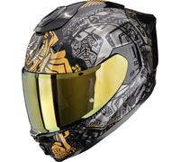 Scorpion Exo-1500 Air Apus Casco integrale, nero/grigio/oro, Taglia XL (61/62)