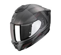 SCORPION EXO-1500 AIR DUAL Argento Opaco-Nero-Rosso XL