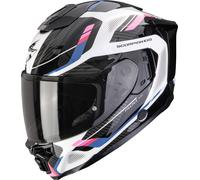 Scorpion Exo-1500 Air Sleek Casco integrale, nero/bianco/rosa, Taglia M (57/58)