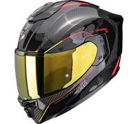 Casco integrale da moto Scorpion EXO-1500 Carbon Air Mundi Nero-Rosso-Giallo S