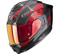 SCORPION EXO-1500 CARBON AIR PLATTED Nero-Rosso M